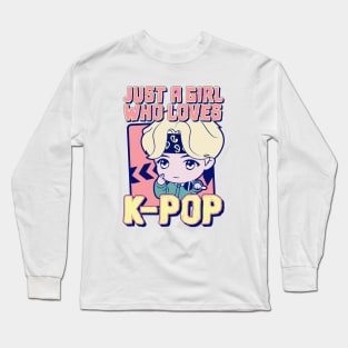 Just A Girl Who Loves KPOP Long Sleeve T-Shirt